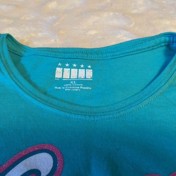 2/$30 Kohl's Patriotic Design T-Shirt Girls Size XL NWT - Picture 4 of 8